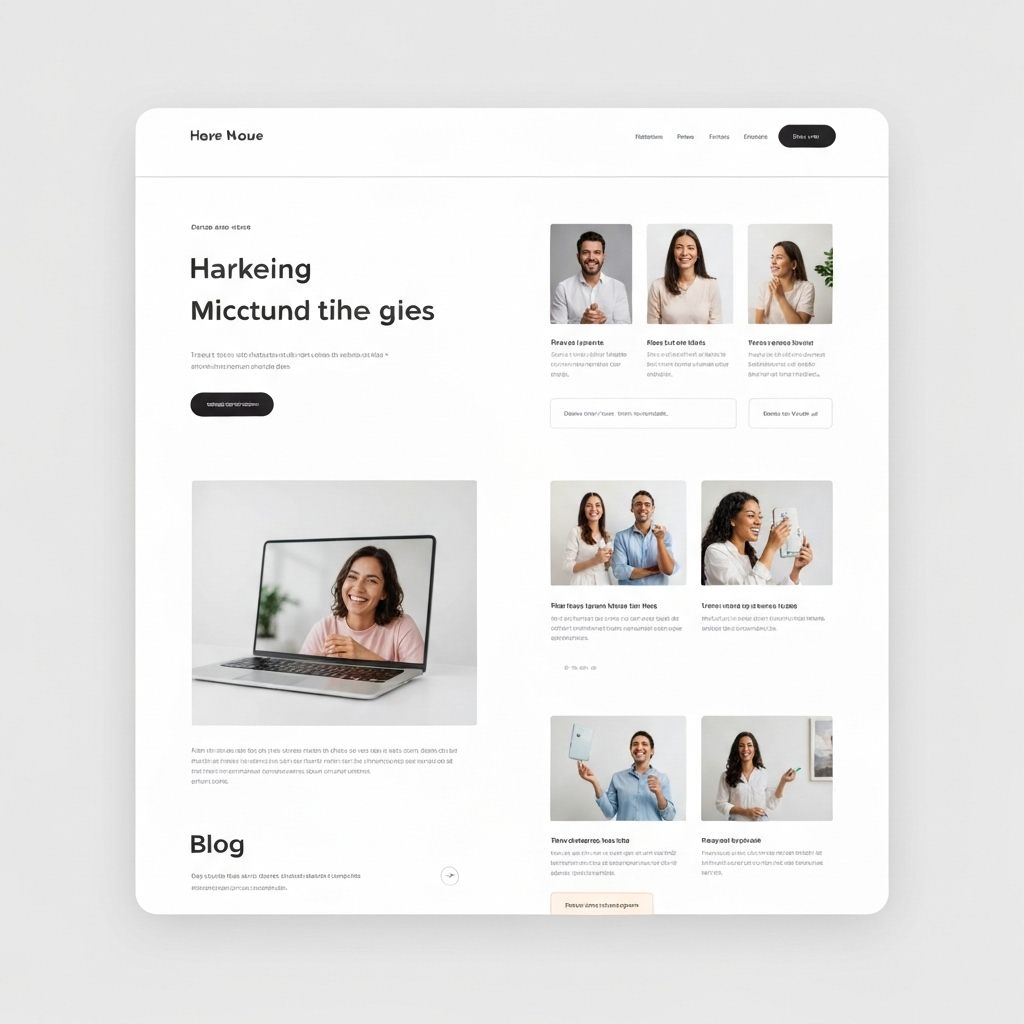 Marketing Microsite preview